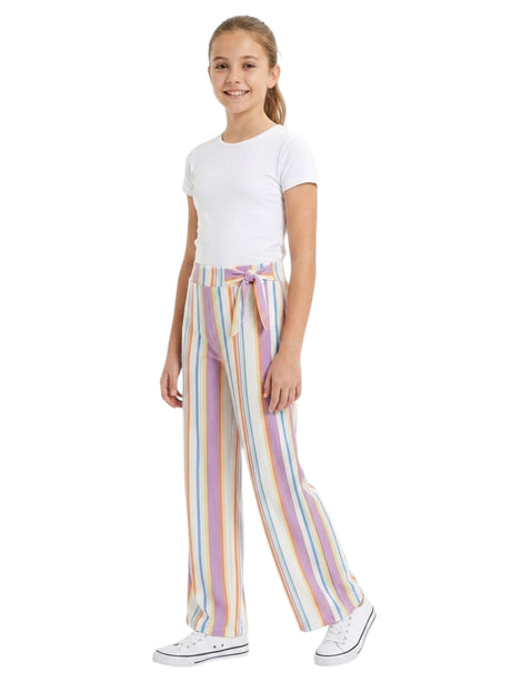 Image for Kids Girl's Colorblocked Stripped Pant,Multi