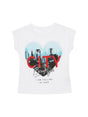 Image for Kids Girl's Printed Top,White