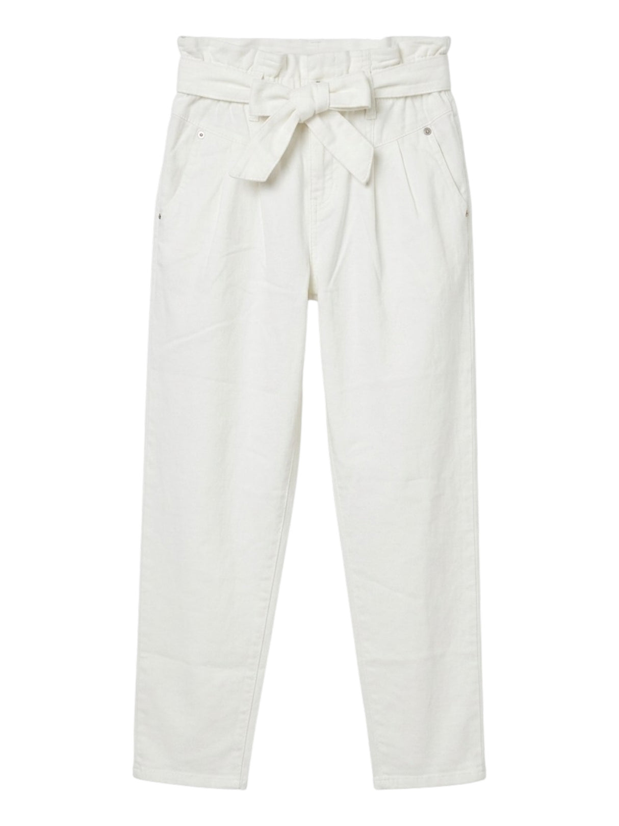 Image for Kids Girl's Plain JeaPant&Belt,White