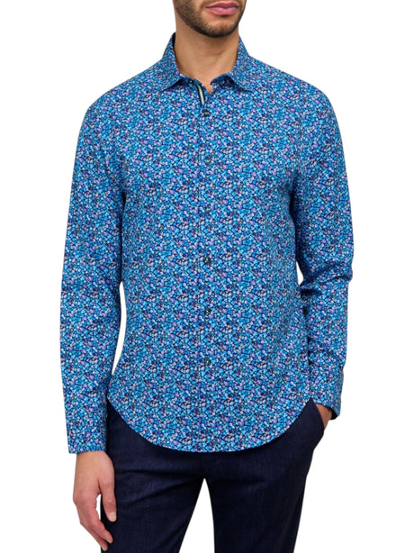 Image for Men's Printed Dress Shirt,Multi