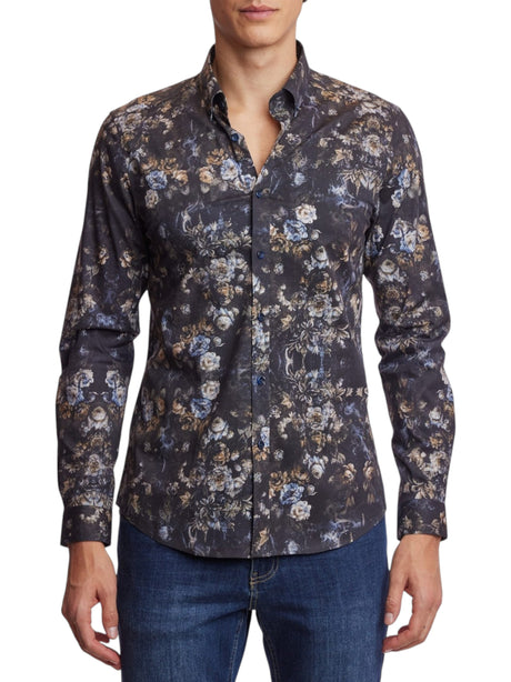 Image for Men's Printed Dress Shirt,Multi