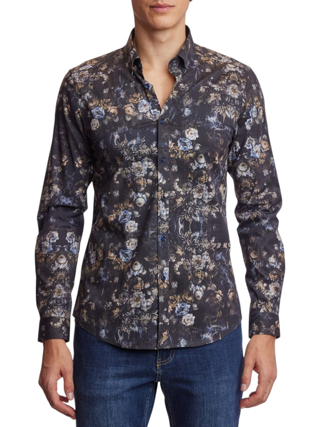 Image for Men's Printed Dress Shirt,Multi