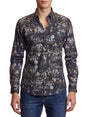 Image for Men's Printed Dress Shirt,Multi