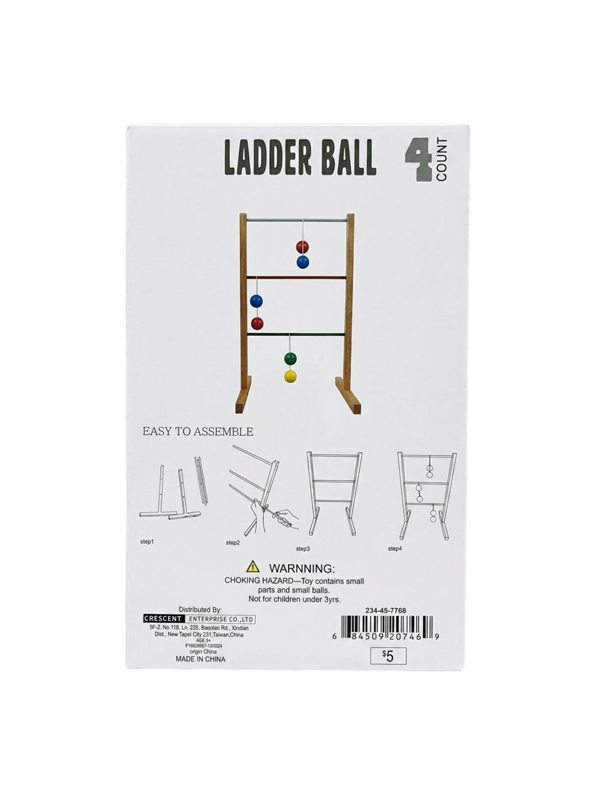 Image for Ladder Ball 4 Count Toss Game Set