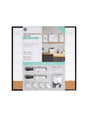 Image for Modern Metal Frame Organization Center