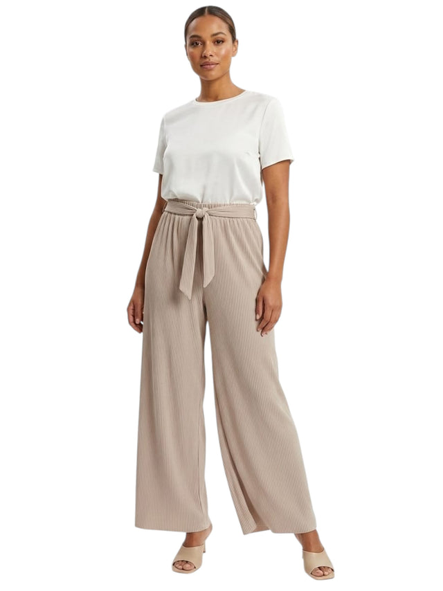 Image for Women's Pleated Pant,Beige 