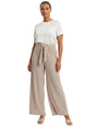 Image for Women's Pleated Pant,Beige 