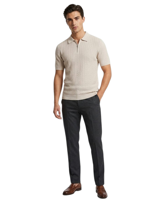 Image for Men's Knitted Top,Beige