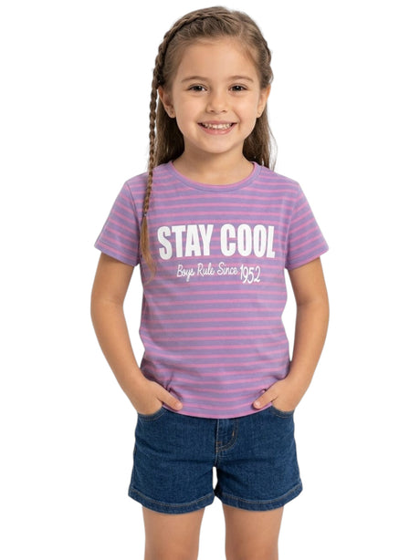 Image for Kids Girl's Printed Top,Purple