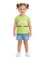 Image for Kids Girl's Printed Top,Light Green
