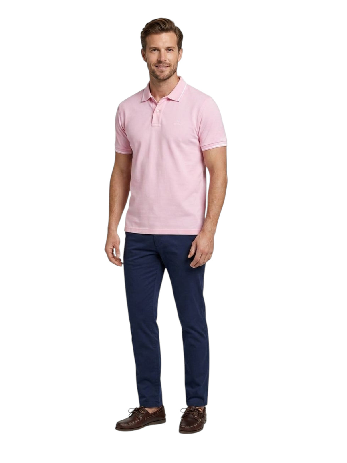 Image for Men's Plain Solid Top,Pink