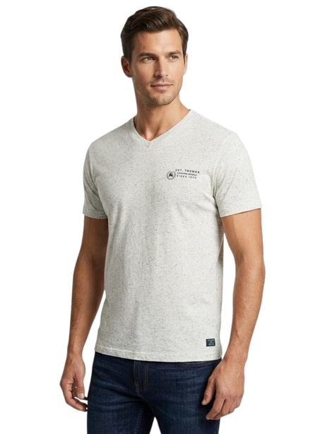 Image for Men's Printed Top,Light Grey