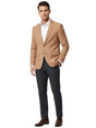 Image for Men's Plain Blazer,Sand