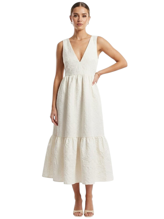 Image for Women's Textured Dress,Off White