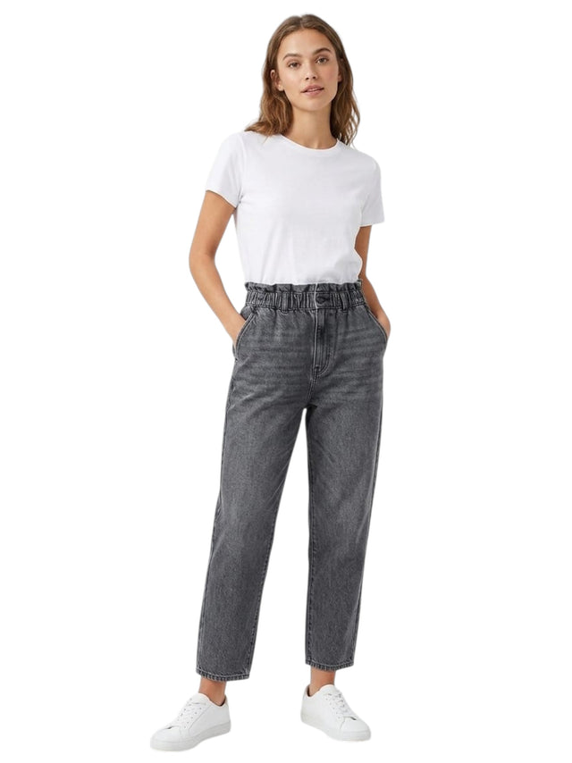 Image for Women's Plain Solid Jeans,Dark Grey