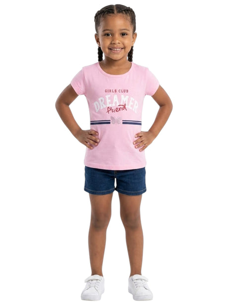 Image for Kids Girl's Printed Top,Pink