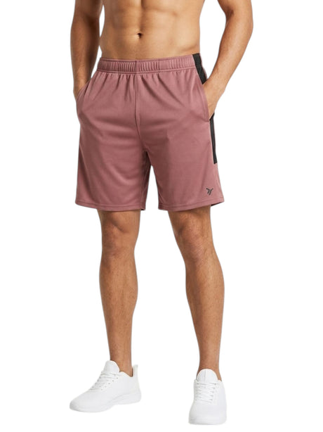 Image for Men's Plain Solid Short,Brick Red