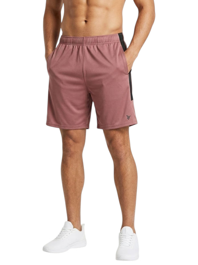 Image for Men's Plain Solid Short,Brick Red