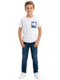 Image for Kids Boy's Printed Top,White