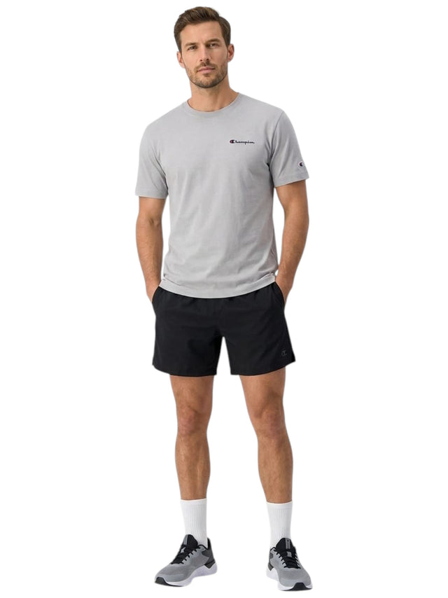 Image for Men's Brand Logo Printed Top,Grey