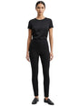 Image for Women's Plain Solid Pant,Black