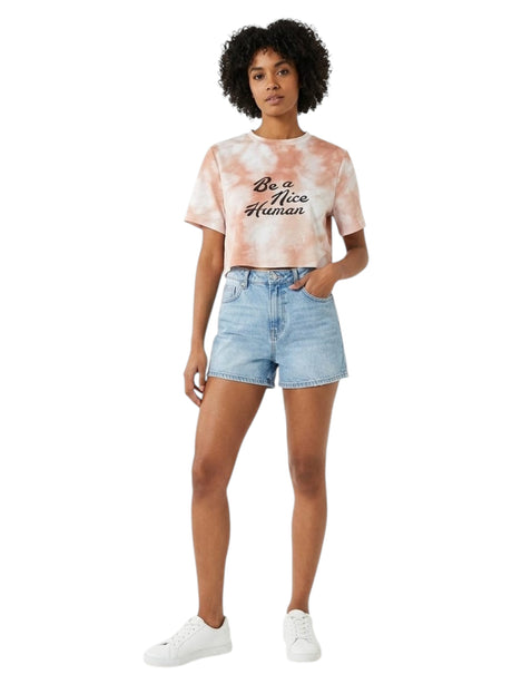 Image for Women's Printed Crop Top,Multi