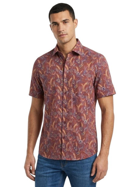 Image for Men's Printed Dress Shirt,Multi