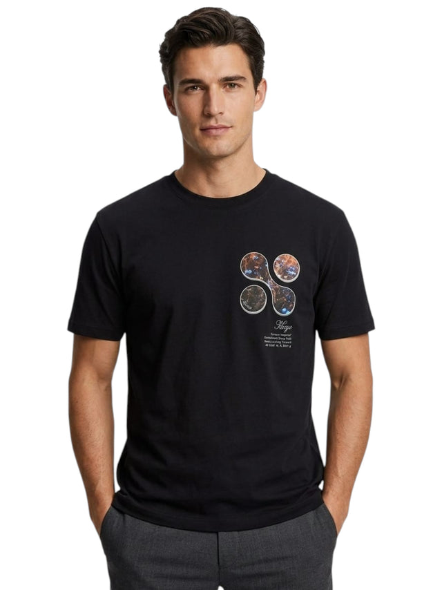 Image for Men's Printed Top,Black