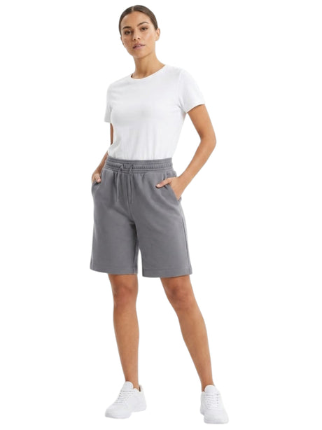 Image for Women's Plain Solid Short,Grey