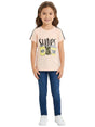 Image for Kdis Girl's Printed Top,Light Beige