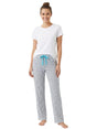 Image for Women's Printed Sleepwear Pant,White