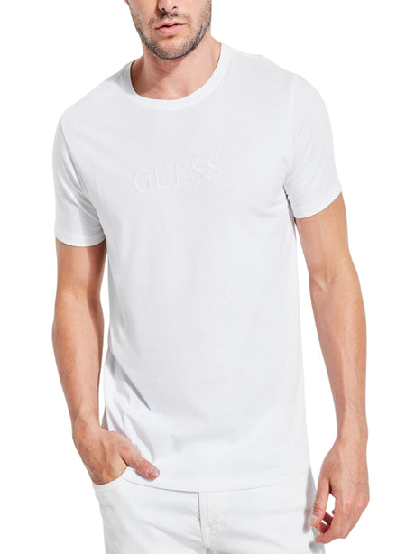 Image for Men's Brand Logo Printed Top,White
