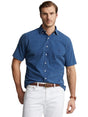 Image for Men's Textured Dress Shirt,Dusty Navy