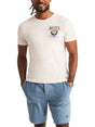 Image for Men's Brand Logo Printed Back Top,White