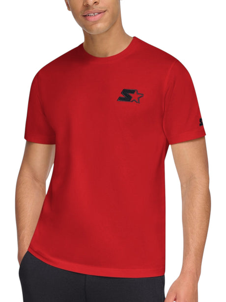 Image for Men's Brand Logo Printed Top,Red