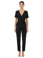 Image for Women's Textured Jumpsuit,Black