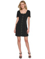 Image for Women's Plain Solid Dress,Black