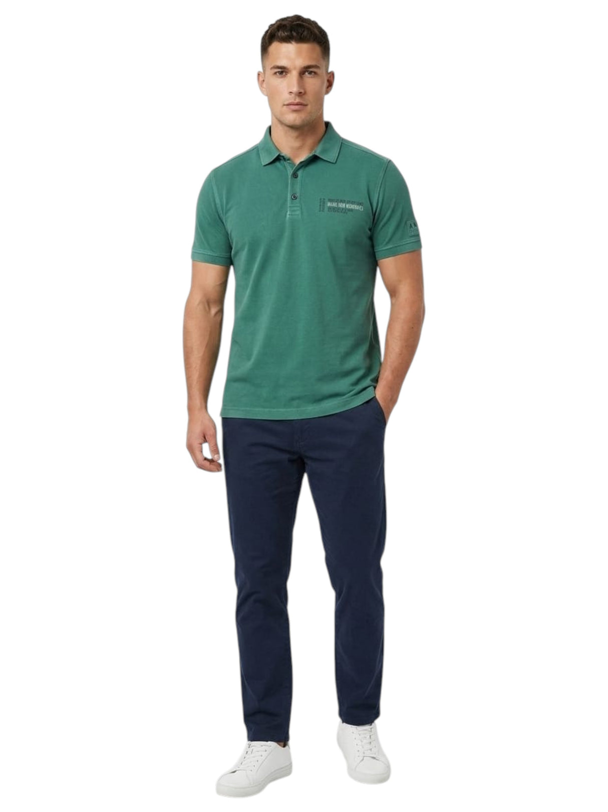 Image for Men's Printed Top,Green