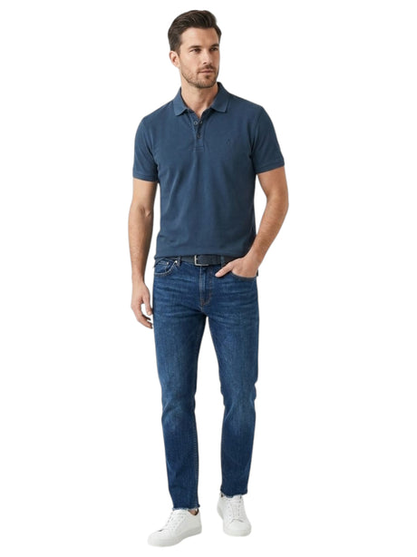 Image for Men's Plain Solid Top,Navy