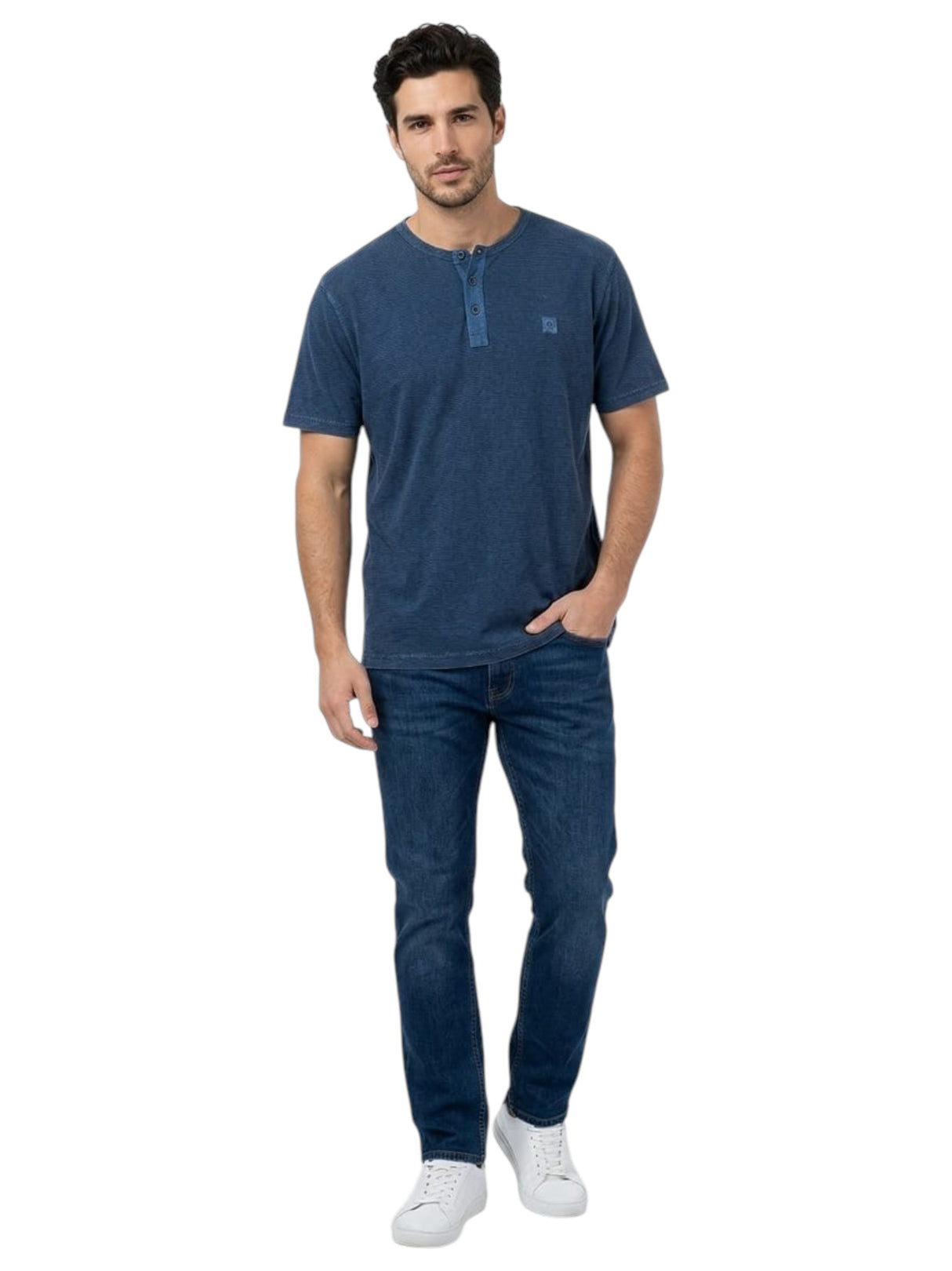 Image for Men's Striped Top,Navy
