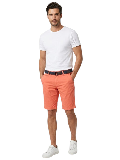 Image for Men's Plain Solid Short,Coral Pink