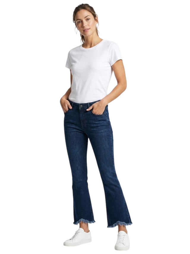 Image for Women's Plain Solid Jeans,Navy Blue