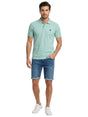 Image for Men's Plain Solid Top,Turquoise 