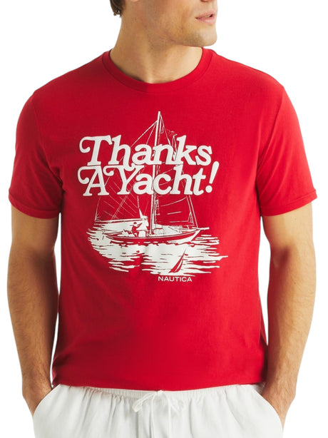 Image for Men's Printed Top,Red
