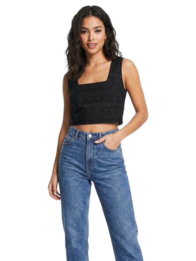 Image for Women's Textured Top,Black