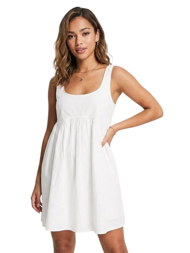 Image for Women's Plain Dress,White