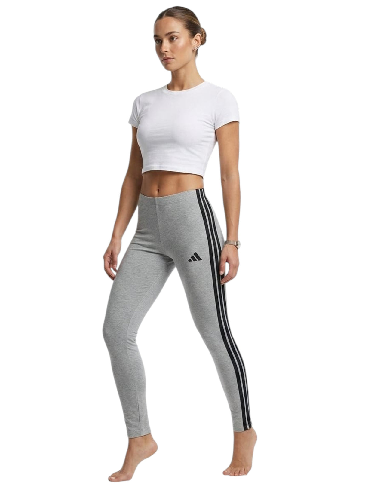 Image for Women's Side Stripped Legging,Light Grey