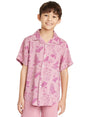 Image for Kids Boy's Printed Dress Shirt,Pink