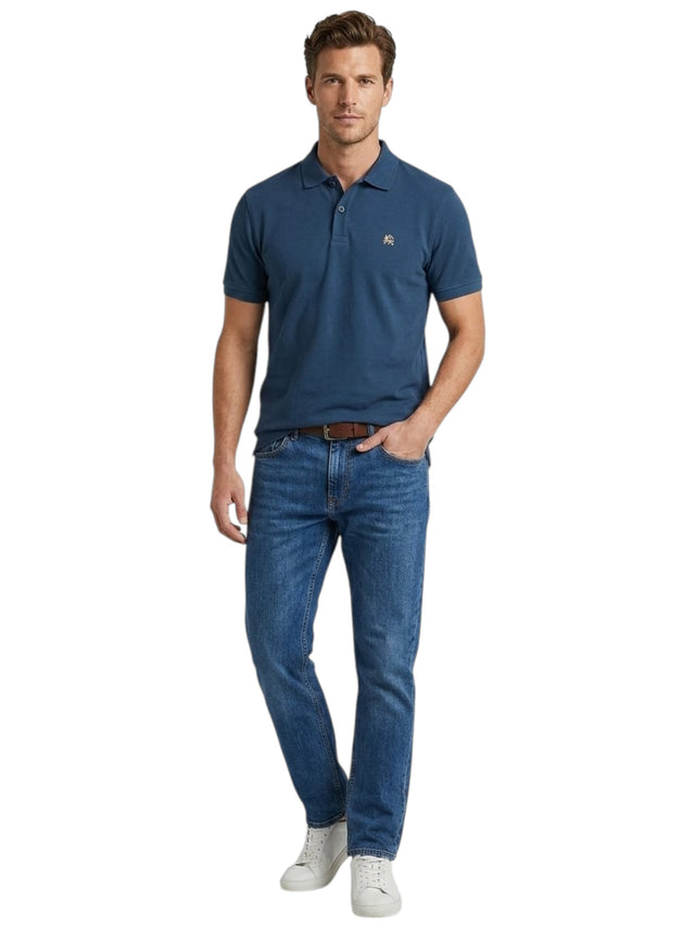 Image for Men's Textured Top,Navy