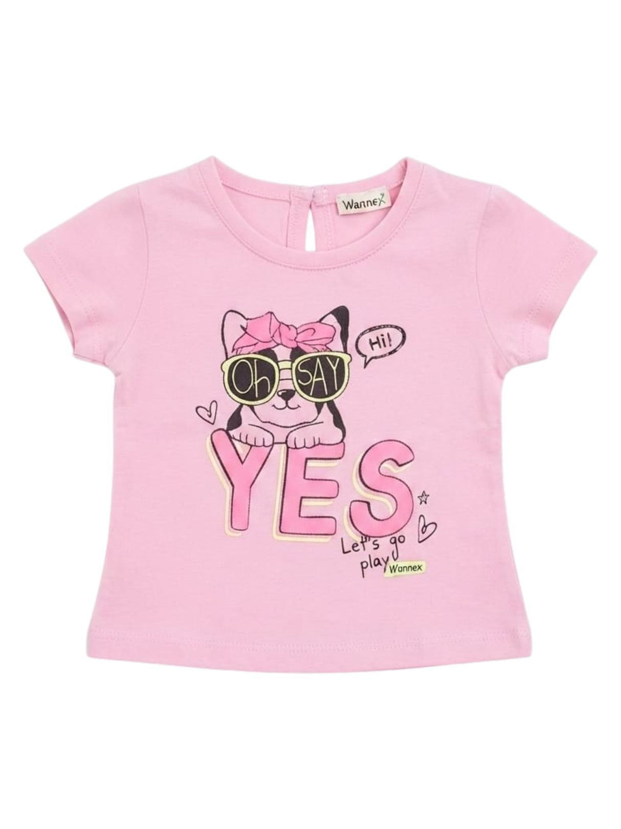 Image for Kids Girl's Printed Top,Pink